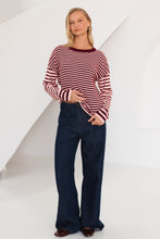 Load image into Gallery viewer, Rebecca Stripe Knit Top | Paper Heart

