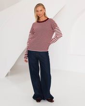 Load image into Gallery viewer, Rebecca Stripe Knit Top | Paper Heart
