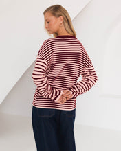 Load image into Gallery viewer, Rebecca Stripe Knit Top | Paper Heart
