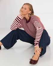 Load image into Gallery viewer, Rebecca Stripe Knit Top | Paper Heart
