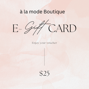 E-Gift Card A$25