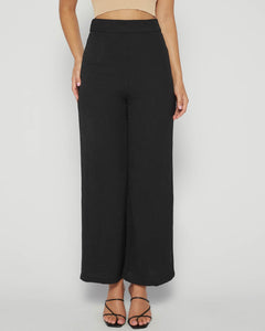 Mila Wide Leg Pants Black