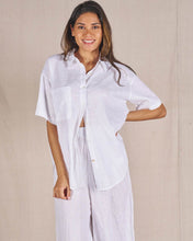 Load image into Gallery viewer, Lusso Linen Shirt White
