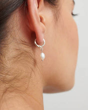 Load image into Gallery viewer, Daphne Silver Plated Pearl Earrings
