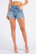 Load image into Gallery viewer, Parker Cut Off Denim Shorts
