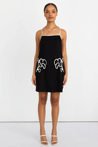 Beatrice Embroidered Mini Dress