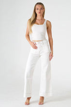 Load image into Gallery viewer, Sailor Wide Leg Jeans White
