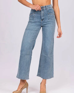 Arca Wide Leg Jeans Blue