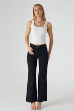 Load image into Gallery viewer, Wakee Front Pocket Wide Leg Jeans Black
