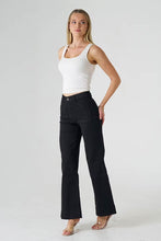Load image into Gallery viewer, Wakee Front Pocket Wide Leg Jeans Black
