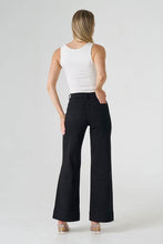 Load image into Gallery viewer, Wakee Front Pocket Wide Leg Jeans Black
