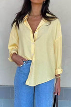Load image into Gallery viewer, Zenith Pinstripe Shirt Yellow
