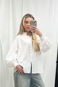 Colette Cotton Top White