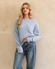 Load image into Gallery viewer, Papi Knit Sweat Blue | Ebby And I
