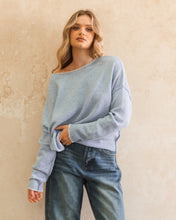 Load image into Gallery viewer, Papi Knit Sweat Blue | Ebby And I
