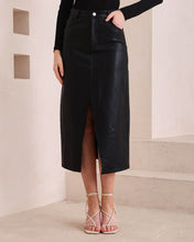 Load image into Gallery viewer, Treta Faux Leather Skirt
