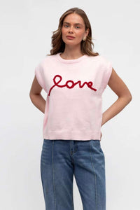 Love Knit Top Pink