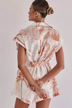 Load image into Gallery viewer, Lilah Playsuit Orange Palms
