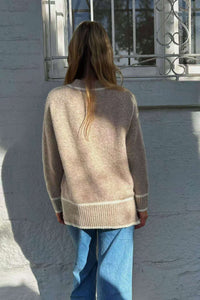Worthier Oliver Wool Blend Jumper Beige