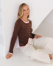 Load image into Gallery viewer, Paige Knit Cardigan Choc Pink
