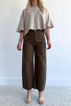 Load image into Gallery viewer, Telissa Barrel Pants Khaki
