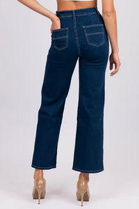 Wakee Hendrix Seam Front Jeans Dark Denim