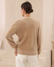 Load image into Gallery viewer, Dati Fluffy Cardigan Mocha
