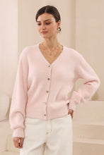 Load image into Gallery viewer, Dati Fluffy Cardigan Baby Pink
