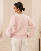 Load image into Gallery viewer, Dati Fluffy Cardigan Baby Pink
