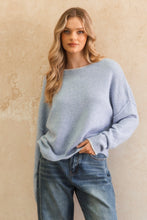 Load image into Gallery viewer, Papi Knit Sweat Blue | Ebby And I
