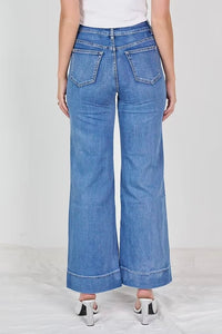 Sailor Wide Leg Jeans Mid Blue