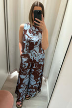 Load image into Gallery viewer, Itaca Top Choc Blue Print
