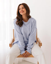 Load image into Gallery viewer, Sari Pull Over Sweater Sky Blue
