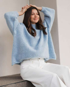 Jada Knit Jumper Blue