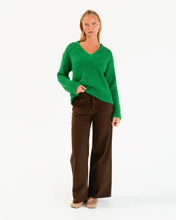 Load image into Gallery viewer, Oxford Knit Jumper Green | Paper Heart
