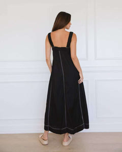 Label Of Love Stitched Maxi Dress Black