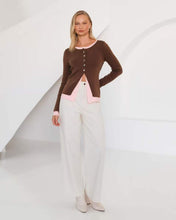 Load image into Gallery viewer, Paige Knit Cardigan Choc Pink
