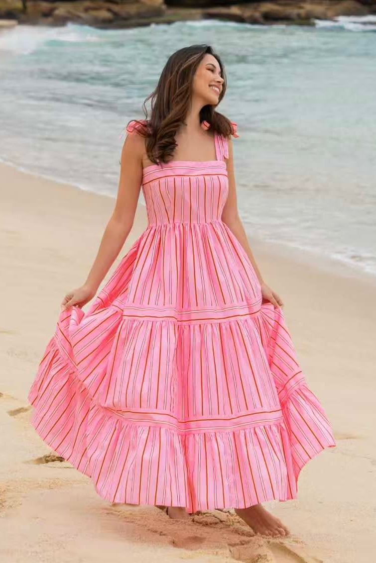 Leya Maxi Dress Pink
