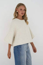 Load image into Gallery viewer, Simone Knit Top Oatmeal | Paper Heart
