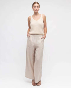 Boucle Knit Tank Natural