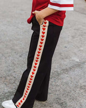 Load image into Gallery viewer, Love Hearts Pants Black
