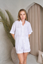 Load image into Gallery viewer, Lusso Linen Shirt White
