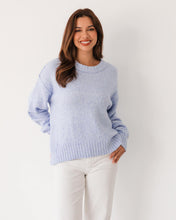 Load image into Gallery viewer, Sari Pull Over Sweater Sky Blue
