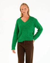 Load image into Gallery viewer, Oxford Knit Jumper Green | Paper Heart

