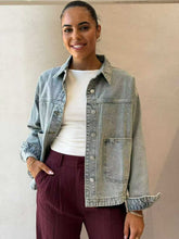 Load image into Gallery viewer, Bobbi Pocket Denim Jacket
