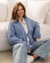 Load image into Gallery viewer, Noa Wool Blend Cardi Blue | Label Of Love
