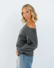 Load image into Gallery viewer, Riah Knit Jumper Charcoal
