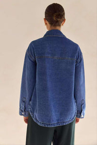 Label Of Love Blue Denim Shacket