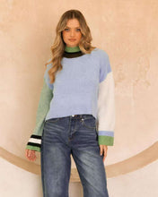 Load image into Gallery viewer, Scarlet Knit Jumper Blue Multi
