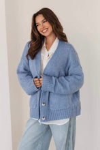 Load image into Gallery viewer, Noa Wool Blend Cardi Blue | Label Of Love
